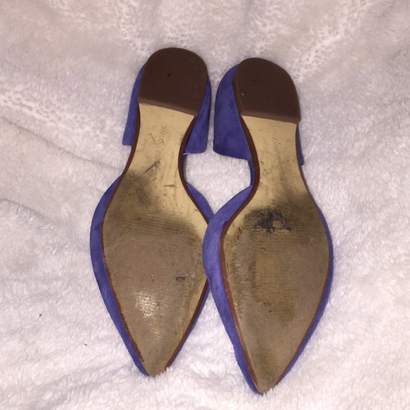 Banana Republic Blue Suede Slip-Ons - Picture 5 of 5